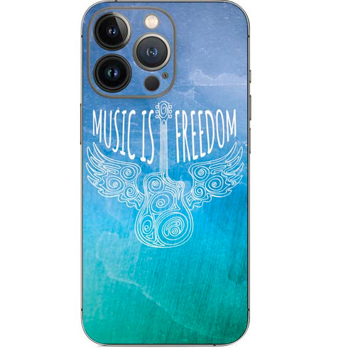 Music Is Freedom iPhone 14 Pro Skin