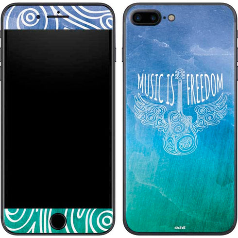 Music Is Freedom iPhone 7 Plus Skin