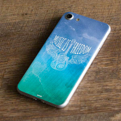 Music Is Freedom iPhone 7 Skin