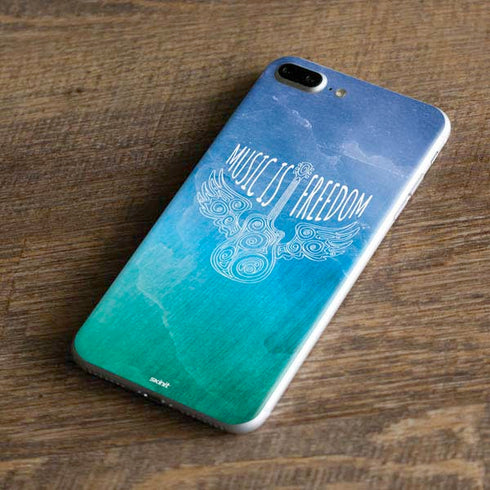 Music Is Freedom iPhone 8 Plus Skin