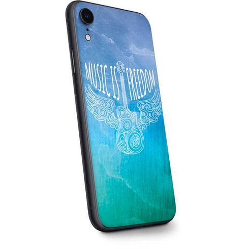 Music Is Freedom iPhone XR Skin