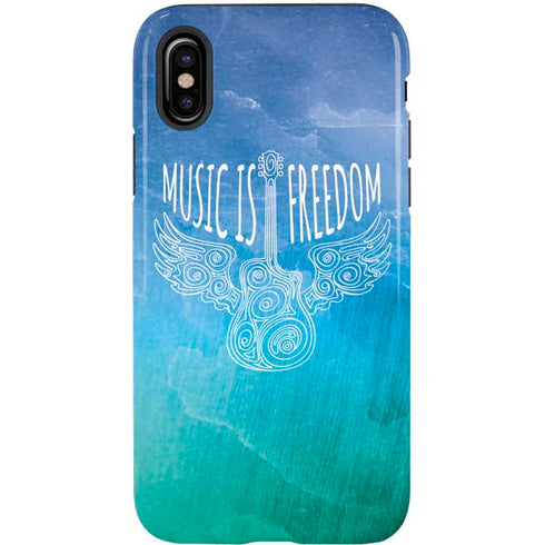 Music Is Freedom iPhone XS Pro Case