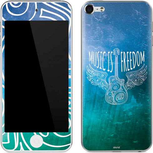 Music Is Freedom Apple iPod Skin