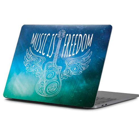 Music Is Freedom Apple MacBook Pro 13-inch Skin