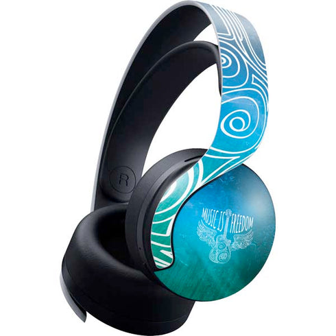 Music Is Freedom PULSE 3D Wireless Headset for PS5 Skin