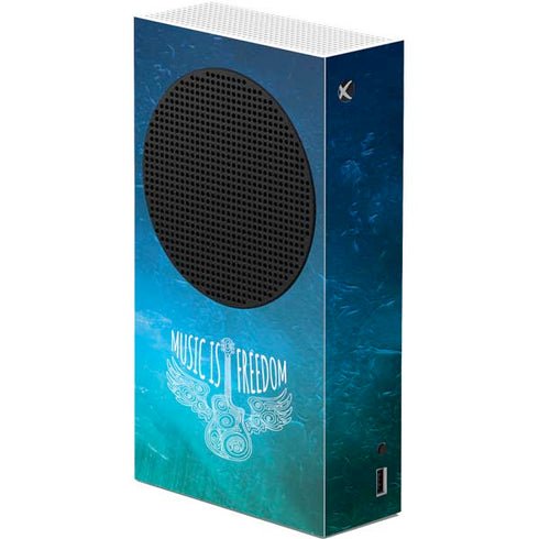 Music Is Freedom Xbox Series S Console Skin