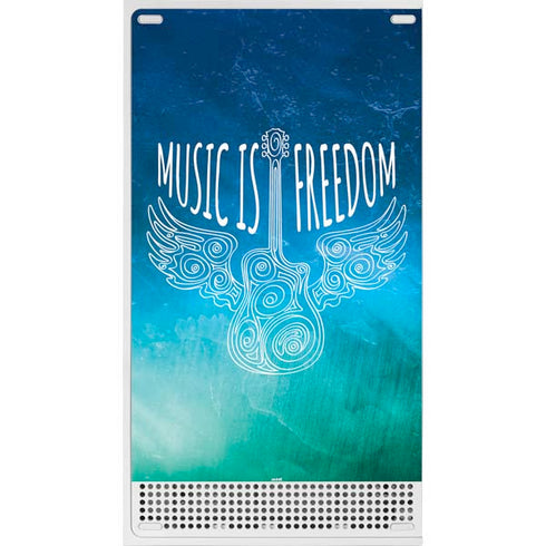 Music Is Freedom Xbox Series S Console Skin