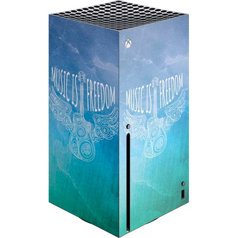 Music Is Freedom Xbox Series X Console Skin