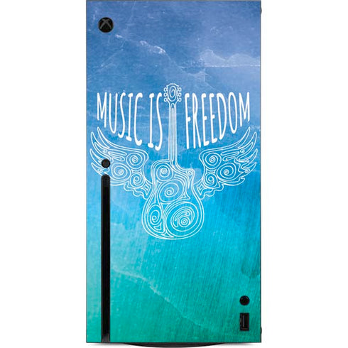Music Is Freedom Xbox Series X Console Skin