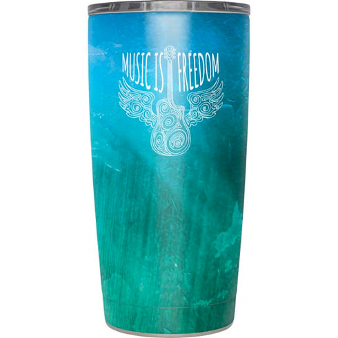 Music Is Freedom Yeti 20oz Tumbler Skin
