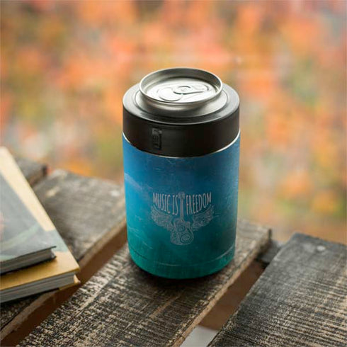 Music Is Freedom Yeti Colster Can Insulator Skin