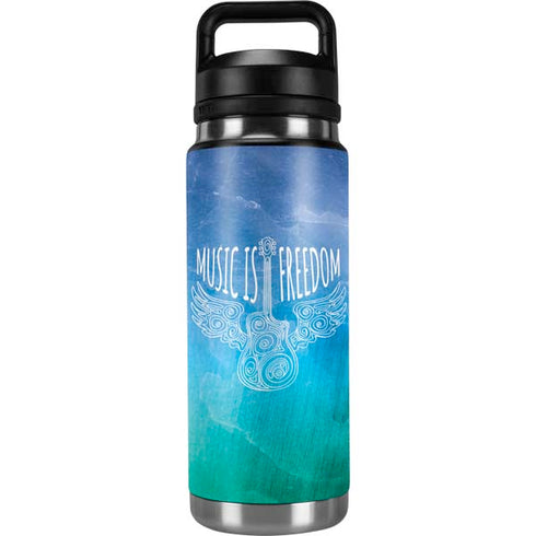 Music Is Freedom YETI Rambler 26oz Bottle Skin