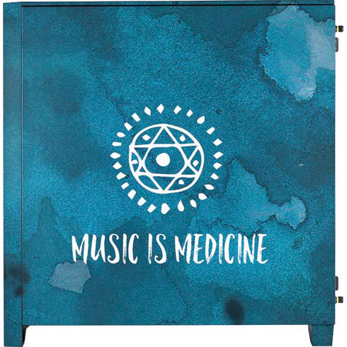 Music is Medicine Corsair 4000D Tempered Glass Mid-Tower ATX Case Skin