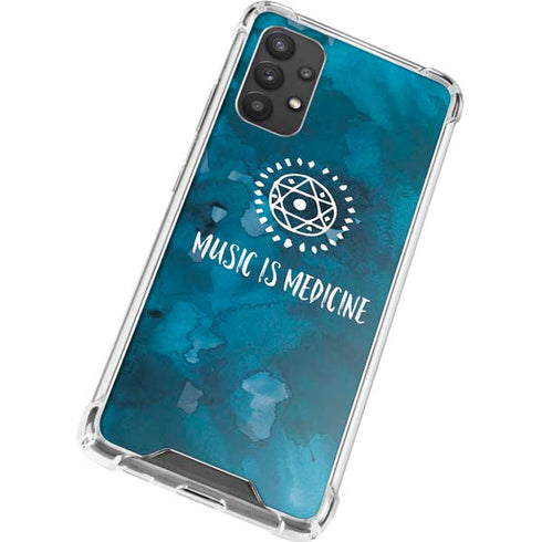 Music is Medicine Galaxy A32 5G Clear Case