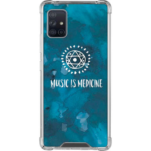 Music is Medicine Galaxy A51 5G Clear Case
