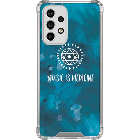 Music is Medicine Galaxy A53 5G Clear Case