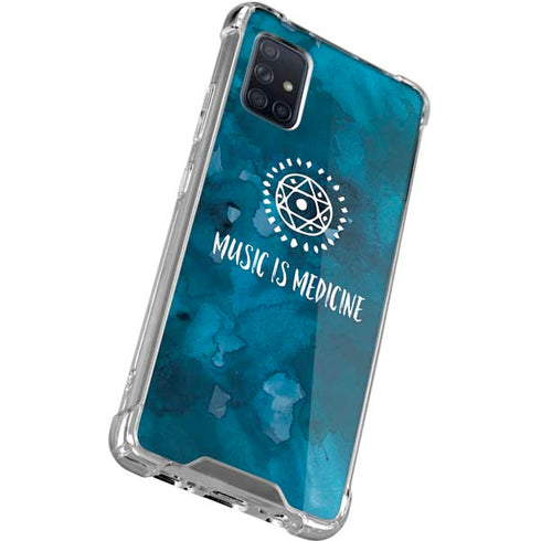 Music is Medicine Galaxy A71 5G Clear Case