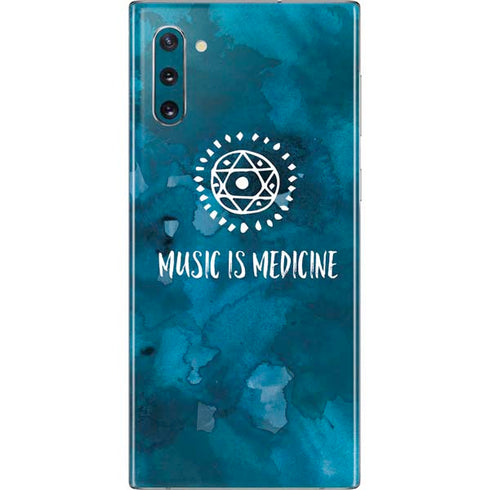 Music is Medicine Galaxy Note 10 Skin