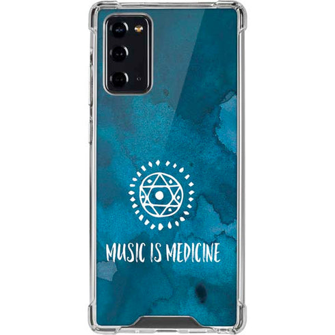 Music is Medicine Galaxy Note20 5G Clear Case