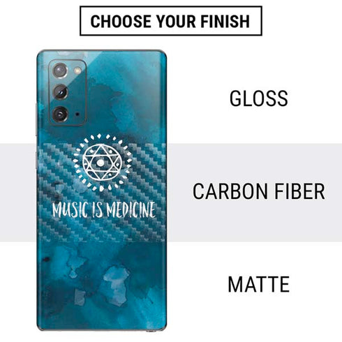 Music is Medicine Galaxy Note20 5G Skin