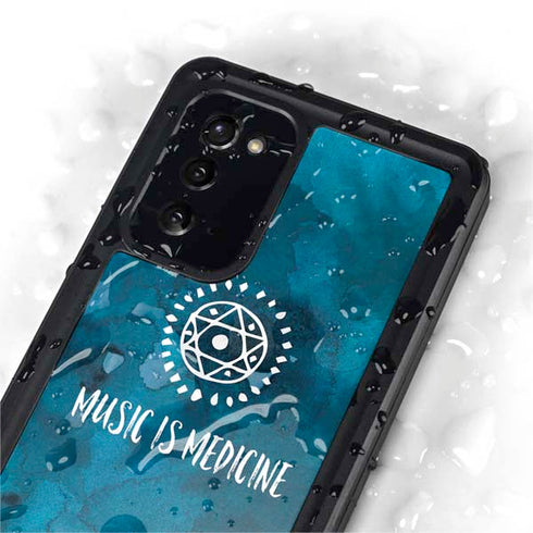 Music is Medicine Galaxy Note20 5G Waterproof Case