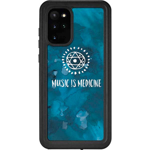 Music is Medicine Galaxy S20 Plus Waterproof Case