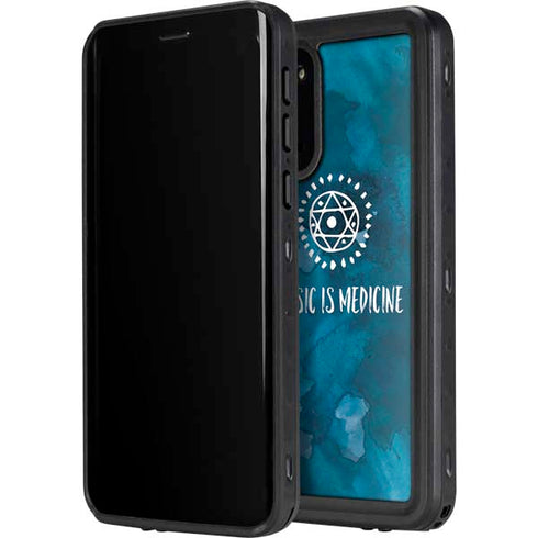 Music is Medicine Galaxy S20 Plus Waterproof Case