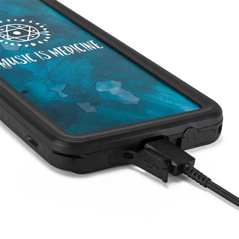 Music is Medicine Galaxy S20 Waterproof Case