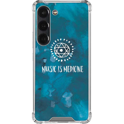 Music is Medicine Galaxy S23 Clear Case
