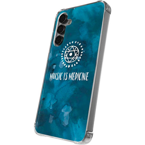 Music is Medicine Galaxy S24 Plus Clear Case