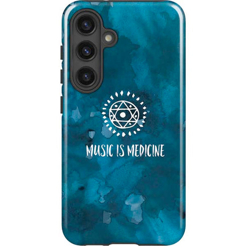 Music is Medicine Galaxy S24 Plus Impact Case