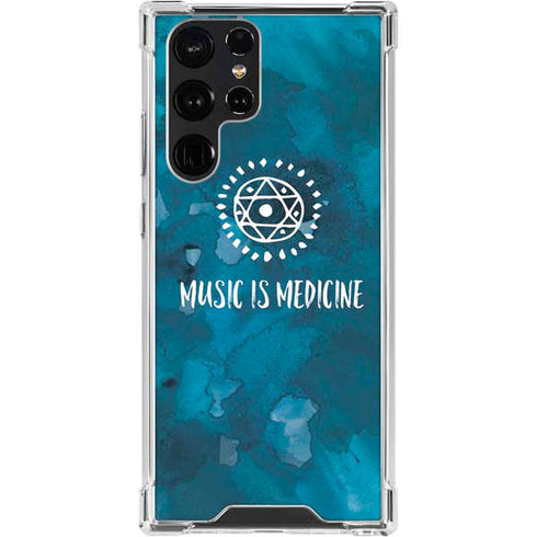 Music is Medicine Galaxy S24 Ultra Clear Case