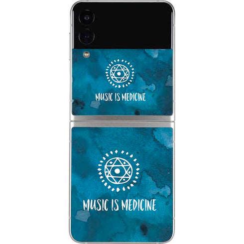 Music is Medicine Galaxy Z Flip3 5G Skin