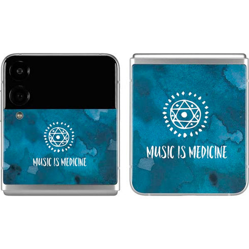 Music is Medicine Galaxy Z Flip4 5G Skin