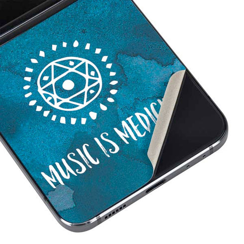 Music is Medicine Galaxy Z Flip5 5G Skin