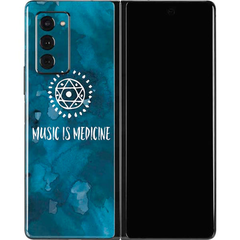 Music is Medicine Galaxy Z Fold2 5G Skin