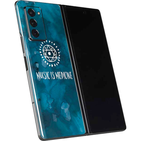 Music is Medicine Galaxy Z Fold2 5G Skin