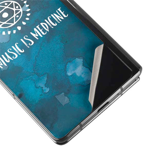 Music is Medicine Galaxy Z Fold2 5G Skin