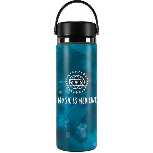 Music is Medicine Hydro Flask 20oz Wide Mouth Skin