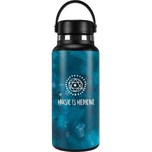Music is Medicine Hydro Flask 32oz Wide Mouth Skin