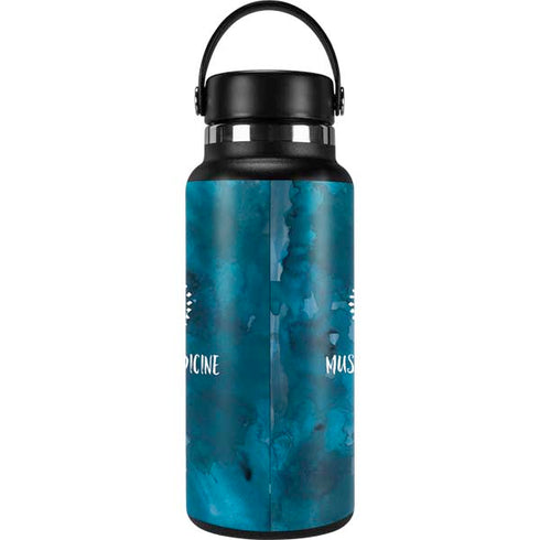 Music is Medicine Hydro Flask 32oz Wide Mouth Skin