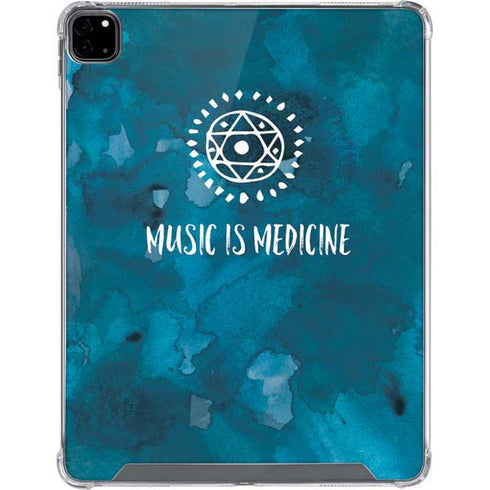 Music is Medicine iPad Pro 12.9in (2020) Clear Case