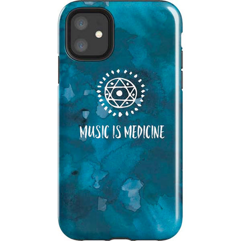 Music is Medicine iPhone 11 Impact Case