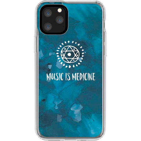 Music is Medicine iPhone 11 Pro Clear Case