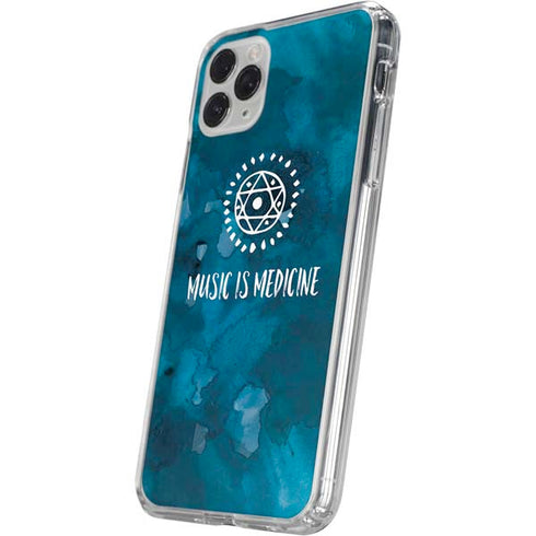 Music is Medicine iPhone 11 Pro Clear Case