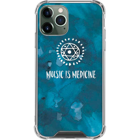 Music is Medicine iPhone 11 Pro Max Clear Case