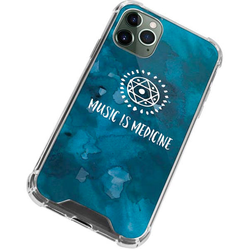 Music is Medicine iPhone 11 Pro Max Clear Case