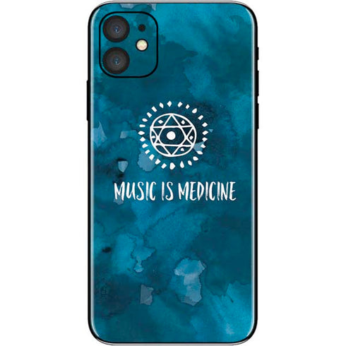 Music is Medicine iPhone 11 Skin