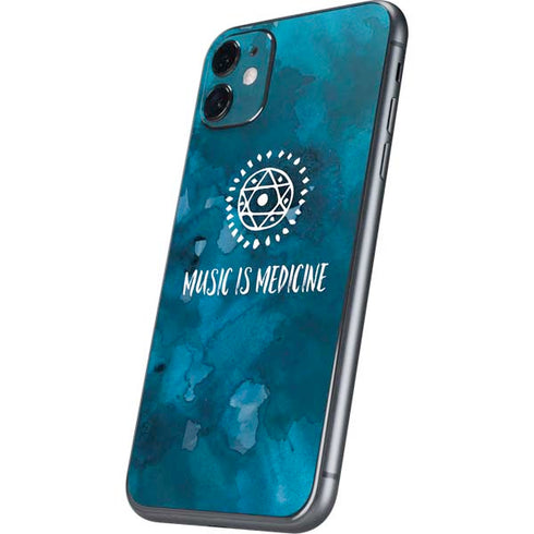 Music is Medicine iPhone 11 Skin