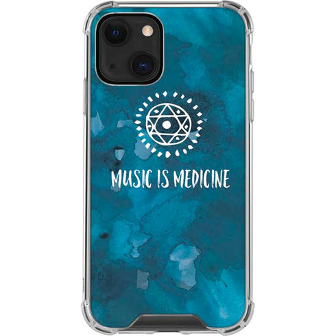 Music is Medicine iPhone 13 Mini Clear Case